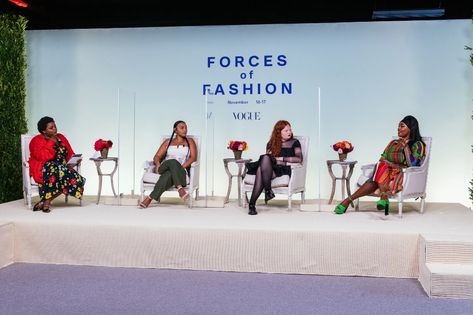 Paloma Elsesser, Precious Lee, Tess McMillan, and Jill Kortleve Get Real About Fashion, Body Image, and the 2020 Election | Vogue Tess Mcmillan, Fashion Conference, Jill Kortleve, Precious Lee, Paloma Elsesser, Womens Conference, Jennie Kwon, Sarah Burton, Zoe Chicco