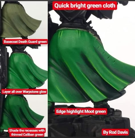 Dnd Mini Painting, Warhammer Painting Tips, Warhammer Painting Tutorial, Miniature Painting Techniques, Warhammer Dark Angels, Painting Figurines, 40k Painting, Dnd Mini, Warhammer Figures