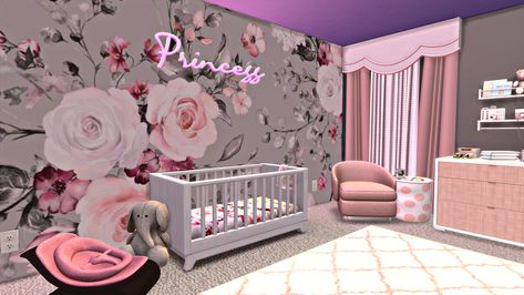 Sims 4 Infant Bedroom, Infant Room Sims 4, Sims 4 Baby Room Cc, Sims 4 Infant Room Cc, Sims Baddie, Sims 4 Cc Furniture Living Rooms, Clothes Stores, Furniture Cc, Sims Baby