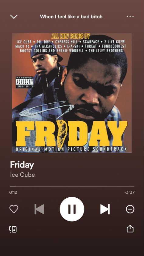 Friday Ice Cube Movie, Ice Cube Songs, Ice Cube Music, Friday Ice Cube, Mack 10, Bootsy Collins, Song Of The Day, Cypress Hill, Music Aesthetic