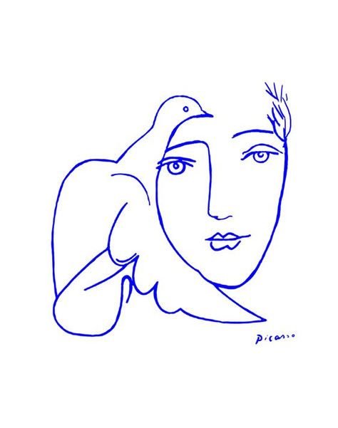 Picasso Peace, Dove Sketches, Picasso Sketches, Picasso Drawing, Picasso Art, Fashion Wall Art, Animation Design, New Wall, Pablo Picasso