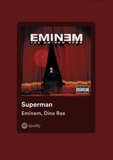 Ss Iphone, Eminem Cover, Superman Eminem, Superman Lyrics, Eminem Poster, The Eminem Show, Song Cover, Parental Advisory Explicit Content, I Don T Know