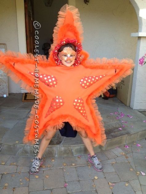 sea star costumes Starfish Costume, Fish Costumes, Finding Nemo Jr, Sea Creature Costume, Finding Nemo Costume, Under The Sea Costumes, Nemo Costume, Little Mermaid Musical, Sea Costume