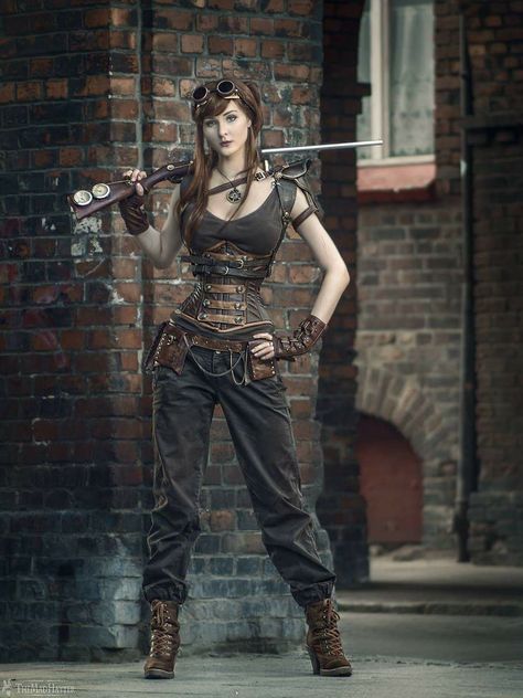 Steampunk costume women