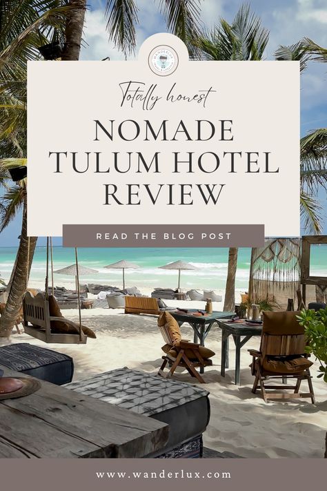 Explore Nomade Tulum Hotel's bohemian charm in our review! Nestled near Sian Ka’an, this hotel offers stunning beachfront views and a true boho-chic vibe. Enjoy wellness activities like yoga and meditation in beautiful settings. While rooms and luxury tents provide unique stays, service levels can vary. Perfect for those seeking a blend of nature and luxury in Tulum? Read on to see if this Mexico hotel passes our test. Tulum Mexico Hotel, Tulum Hotels, Wellness Activities, Mexico Hotels, Luxury Tents, Tulum Mexico, Hotel Offers, Pacific Northwest, Tulum