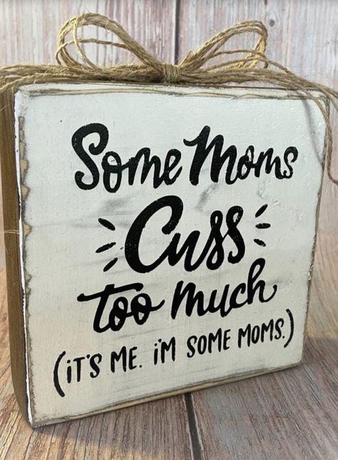 Mom Signs, Diy Crafts To Sell On Etsy, Fall Wood Crafts, Homemade Signs, Decor Business, Rustic Wooden Shelves, Signs For Mom, Mothers Day Signs, Wooden Signs Diy