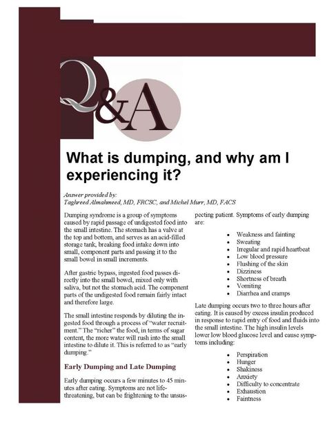 Dumping Syndrome, Talking Behind Your Back, Small Intestine, Sleeve Surgery, High Blood Sugar Levels, Medical School Essentials, Low Blood Pressure, Ehlers Danlos, Low Blood Sugar