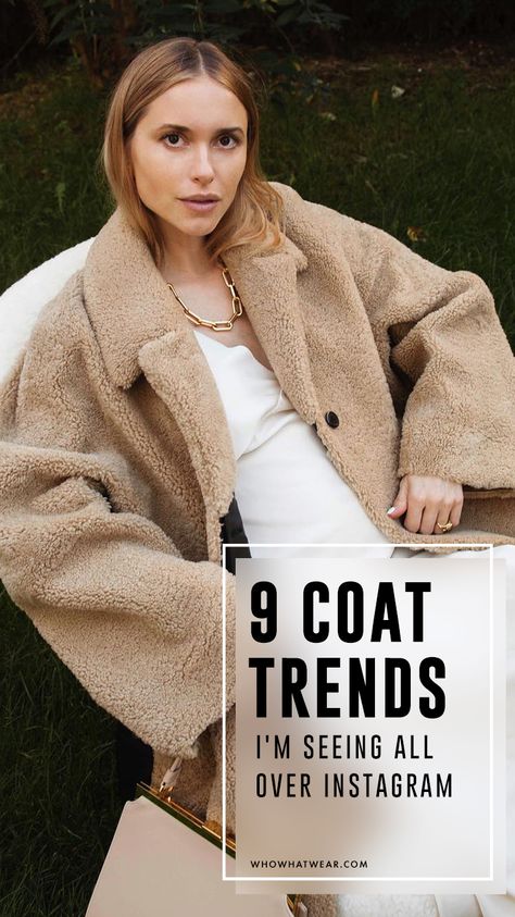 The biggest winter coat trends from Instagram 2023 Winter Jacket Trends, Winter Coats 2023 Trends, Winter Coat Trends 2023 2024, Winter Coat Trends 2025, Trending Jackets Women 2023, Trending Coats For Women, 2024 Winter Coats, 2023 Winter Coats, Winter Coat Trends 2023