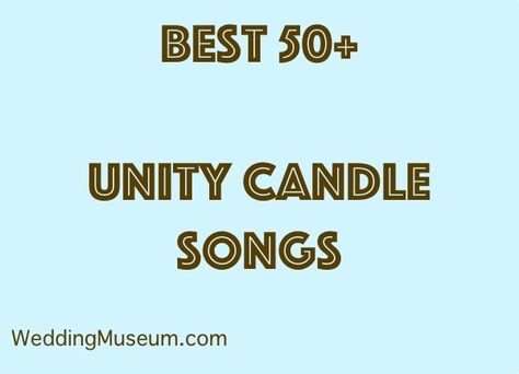 List of the best unity candle songs. Wedding Unity Candle songs celebrate the union of the bride and groom of two become one. Grooms Ideas, Line Dance Songs, Wedding Ceremony Unity Candle, Wedding Songs Reception, Dancing Songs, Wedding Song List, Wedding Ceremony Songs, Lit Songs, Wedding Ceremony Music