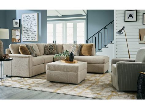 Craftmaster Living Room Sectional 7390-Sect - Seiferts Furniture - Erie PA, Craftmaster Furniture, Fireplace Entertainment, Outdoor Beds, Inspiring Interiors, Erie Pa, Fabric Sectional, Bedding Brands, Home Office Chairs, Living Room Sectional