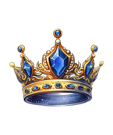 Anime Crown Design, Crown Concept Art, Queen Crown Drawing, Crown Tattoos For Women, Crown Painting, Crown Images, Tattoo Coloring Book, Crown Png, Crown Drawing