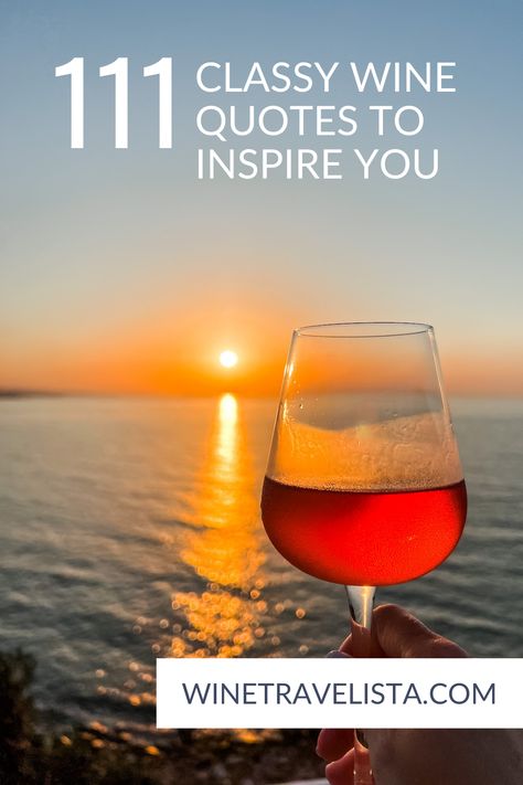 Glass of rose wine with a sunset in the background Friends And Wine Quotes, Classy Wine Quotes, Wine Tasting Quote, Quotes About Wine, Quotes On Wisdom, Wine Lover Quotes, Champagne Quotes, Wine Jokes, Wine Sayings