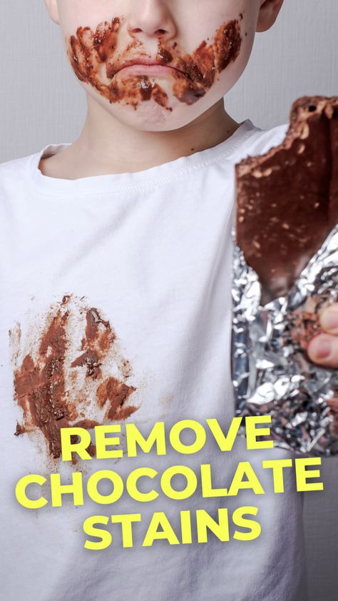 Removing Chocolate Stains, Chocolate Clothes, Chocolate Benefits, Chocolate Stains, Stain On Clothes, Types Of Chocolate, Chocolate Ice, Washing Up Liquid, Chocolate Treats