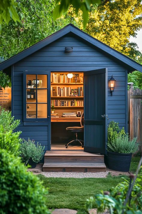 Looking for the perfect backyard office studio ideas? Explore 25 incredible designs that turn outdoor spaces into functional havens. From a modern backyard office pod to a cozy home office in a garden shed, these ideas make work-from-home stylish. Whether you’re into DIY outdoor projects, a sleek office shed, or a tiny house vibe, these garden shed office designs combine minimal aesthetics with practical functionality for a serene work environment. Outdoor Shed Office Man Cave, Home Office In Garden, Office In The Garden, Outdoor Studio Shed, Shed To Home Office, Garden Shed Office Ideas, Brick Garden Office, Backyard Office Interior, Garden Pod Ideas