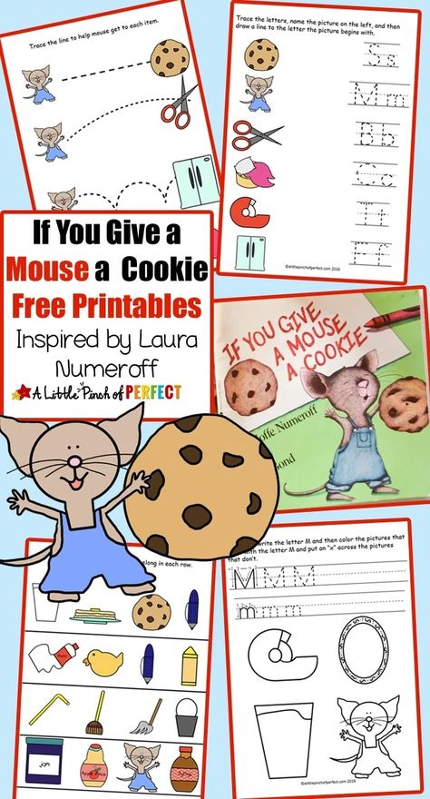 If You Give a Mouse a Cookie Paper Plate Craft and Free Printables - A Little Pinch of Perfect Mouse Craft, Laura Numeroff, Coloring Letters, Halloween Mouse, Mouse A Cookie, Paper Plate Craft, Cookies Theme, Author Study, Story Activities