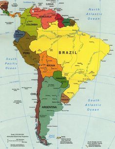 Map South America - Google Search South America Map, Best Places To Retire, Mexico Map, Geography Map, America Latina, America Map, Lewis And Clark, Usa Map, Historical Maps