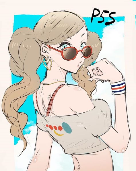 Persona Ann, Persona 5 Ann, Ann Takamaki, Persona 5 Anime, 5 Anime, Story Characters, Cursed Child, Fashion Design Drawings, Persona 5