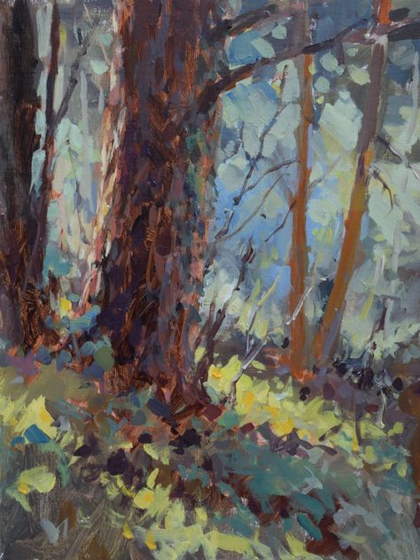 Art Conference, Tips For Painting, Abstract Tree Painting, Landscape Painting Tutorial, Oil Painting Nature, Plein Air Landscape, Contemporary Impressionism, Art Retreats, Dappled Light