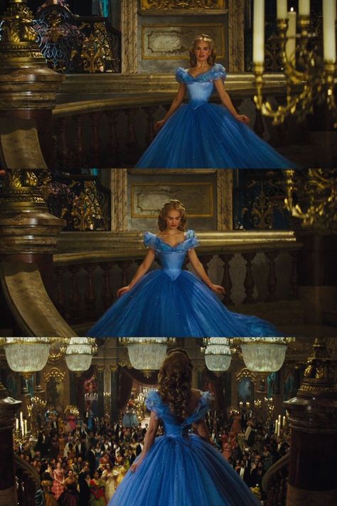 Cinderella Ballroom, Cinderella 2015 Dress, Cinderella Movie 2015, Disney Princess Barbies, Cinderella Live Action, Cinderella Wallpaper, Cinderella Aesthetic, Barbie Fairy, Cinderella Movie