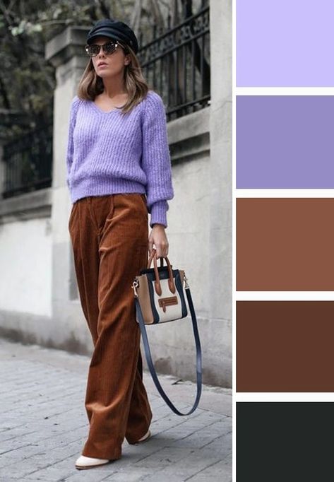 Warm Spring Color Palette, Monday Outfit, Mix Match Outfits, Colour Combinations Fashion, Color Combos Outfit, Color Design Inspiration, Brown Fall, Outfit Primavera, Color Combinations For Clothes