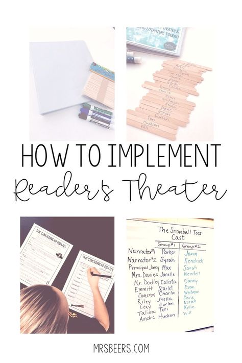 Readers Theatre, Readers Theater Scripts, Reader's Theater, Arts Classroom, Readers Theater, Middle School Language Arts, Language Arts Classroom, Education Post, Ela Teacher