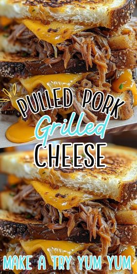 Pulled Pork Grilled Cheese Pulled Pork Sandwich Recipes, Pulled Pork Ideas, Pulled Pork Grilled Cheese Sandwiches, Pulled Pork Parfait, Pork Grilled Cheese, Pulled Pork Grilled Cheese, Bbq Sandwich Recipe, Government Cheese, Beer Cheese Sauce