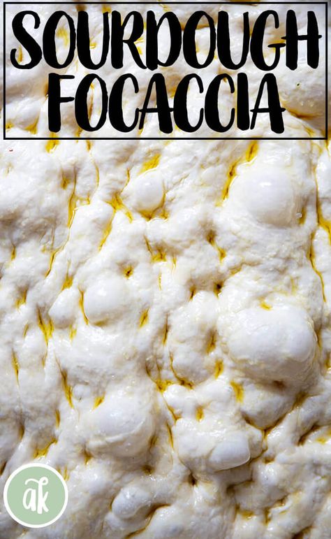 True Sourdough Bread Recipe, Best Sourdough Foccacia Recipe, Foccacia Bread Recipes With Sourdough Starter, Foccacia Sour Dough Bread, Faccia Bread Sourdough, Alexandra Cooks Sourdough, Sourdough Foccacia Recipe Farmhouse On Boone, Ficossia Sourdough, Sourdough Focassia Bread