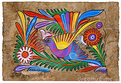 Latin American Folk Art, Mexican Folk Art Painting, Bark Painting, Hispanic Art, Mexican Paintings, Arte Folk, Mexican Embroidery, Boat Painting, Mexican Decor