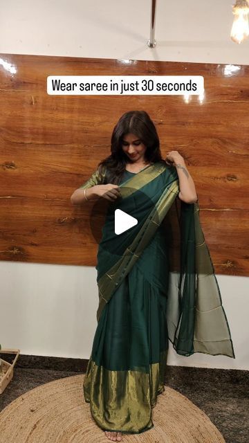 Sari Gown Designs, Gown With Saree, Saree Dress Pattern, Saree Like Gown, Gown Saree Design, Saree To Dress, Gown Saree, Stitched Saree, Pre Draped Saree Gown