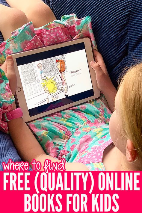 Free Online Books for Kids: 8 Places to Find Quality eBooks for Kids Reading Tutoring Ideas, Geography Games For Kids, Ebooks Free Download, Kids Educational Crafts, Free Online Books, Geography Games, Free Kids Books, Reading Process, Free Online Learning