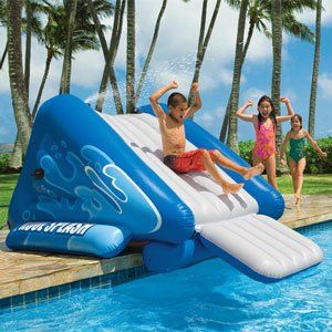 Swimming Pool Slides for InGround Swimming Pools - Slides from In The Swim Pool Waterslide, Intex Swimming Pool, Swimming Pool Slides, Pool Water Slide, Swimming Pool Games, Piscina Intex, Living Pool, Amazon Cart, Swimming Pool Toys