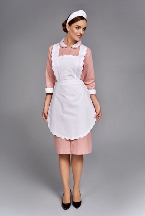 Victorian Maid Uniform, Maid Aesthetic, Maids Uniform, Housekeeping Dress, Maid Fancy Dress, Victorian Maid, House Maid, Plastic Aprons, Chic Glasses