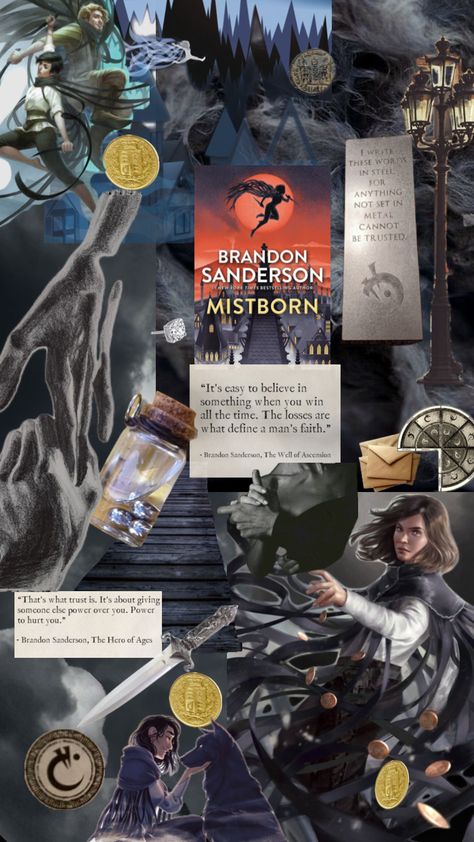 #mistborn #thefinalempire #thewellofascension #theheroofages #brandonsanderson Brandon Sanderson Mistborn, Brandon Sanderson, Nerd Alert, Poetry Books, Someone Elses, Fantasy Books, Book Series, Book Recommendations, Bestselling Author