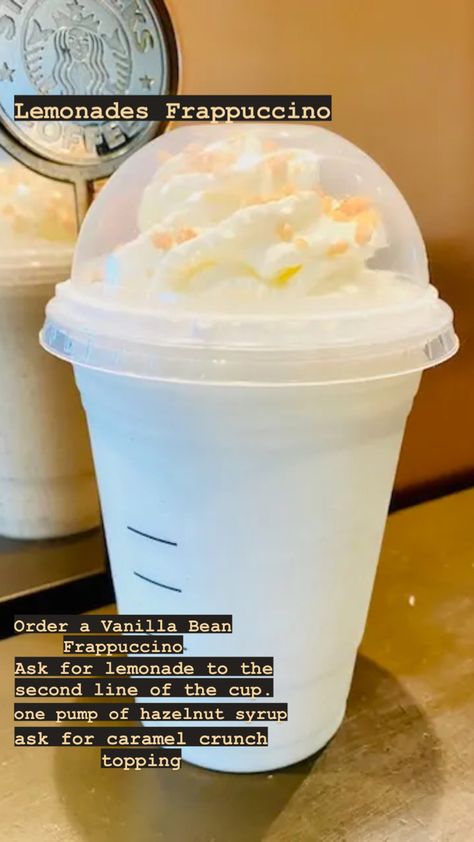 #lemonade #frappuccino #starbucks #credits Starbucks Frosted Lemonade, Starbucks Drinks To Try Frappuccino, Starbucks Secret Menu Drinks Frappuccino, Frappuccino Starbucks, Starbucks Drink Menu, Starbucks Lemon, Starbucks Secret Menu Recipes, Cold Starbucks Drinks, Starbucks Orders