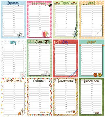 Birthday calendar round-up Birthday Calendar Template, Family Birthday Calendar, Perpetual Birthday Calendar, Free Calendar Template, To Do Planner, Free Calendar, Printable Calendar Template, Birthday Calendar, Fake People