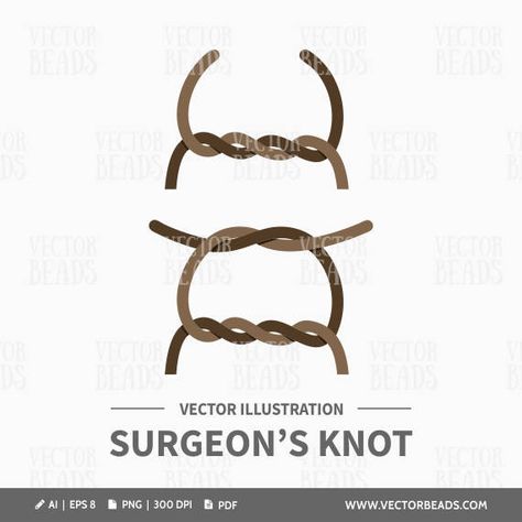 Surgeons Knot, Types Of Knots, Survival Knots, Knots Guide, Bracelets Beads, Knots Diy, Knots Tutorial, Making Bracelets, Rope Knots