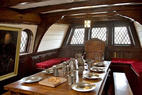 6a00df351e888f883401347fa39419970c-800wi (800×534) Ship Cabin, Paul Allen, Spanish Galleon, Captains Quarters, Master And Commander, Navi A Vela, City Of Los Angeles, Hms Victory, Boat Interior