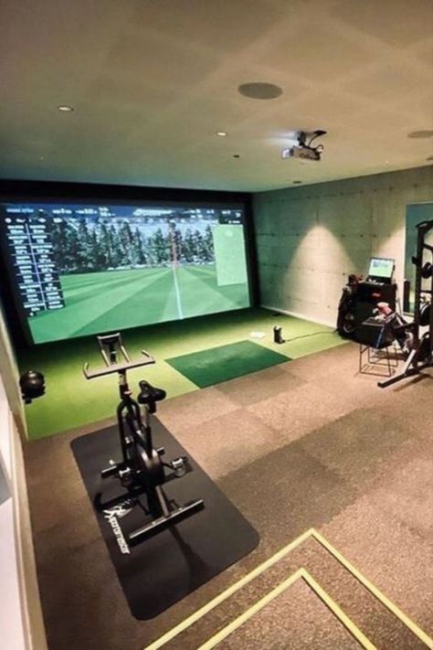 Trending Gym Home Designs ~ Make Gym For Your Home ~ Home Decoration Ideas Theater Room Carpet, Gym In Home, Basement Gym And Family Room, Basement Workout Room, Simple Home Gym, Basement Home Gym, Basement Gym Ideas, Moody Farmhouse, Home Gym Ideas