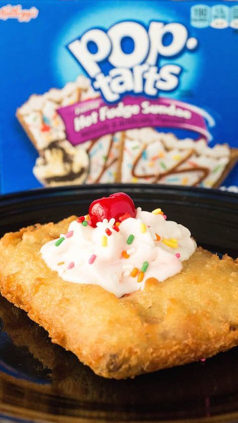 Deep Fried Pop Tarts, Recipes Using Pop Tarts, Fried Food Ideas, Concession Stand Food Ideas, Deep Fried Fair Food, Food Truck Recipes, Carnival Eats, Fried Desserts, Carnival Foods