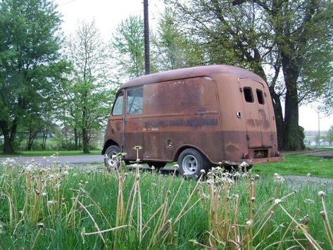 Bread Truck, Dodge Classic, Rust Art, Step Van, Best Titles, International Harvester, Im Excited, Fender Flares, Metal Roof