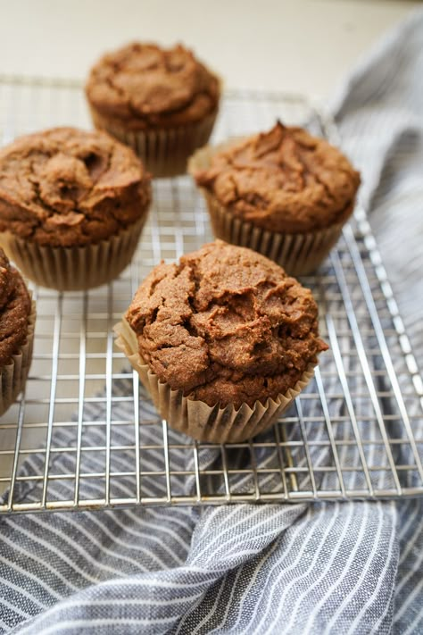 Grain-Free AIP Pumpkin Muffins - Autoimmune Wellness Aip Pumpkin Pie, Grain Free Pumpkin Muffins, Aip Pumpkin, Aip Baking, Aip Breakfast, Autoimmune Paleo Recipes, Aip Paleo Recipes, Aip Desserts, Paleo Pumpkin