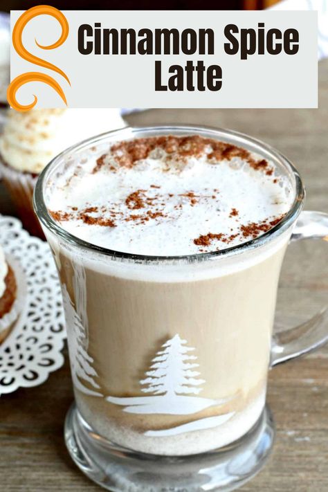 A warm latte recipe with delicious cinnamon spices, perfect any time of the year. Enjoy a cinnamon spice latte at home or take it iced, to-go. Easy to make in the Ninja Coffee Bar! Ninja Coffee Maker Recipes, Specialty Coffee Recipes, Coffee Maker Recipes, Speciality Coffee Recipes, Coffee Bar Recipes, Ninja Coffee Bar Recipes, Ninja Coffee Maker, Iced Latte Recipe, Ninja Coffee Bar