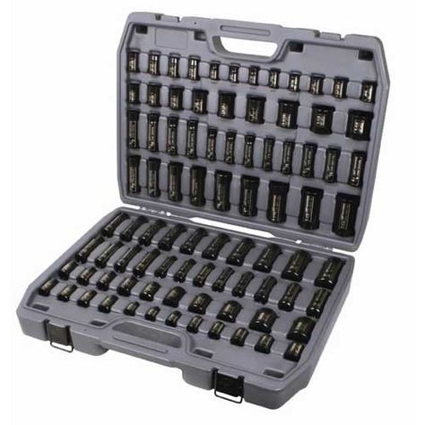 86 Piece 3/8" & 1/2" Drive Combo Standard & Deep Socket Set (SAE & Metric)  $225 Toy Model Cars, Socket Wrench Set, Deep Impact, Socket Wrench, Socket Wrenches, Waffle Iron, Used Tools, Wrench Set, Socket Set