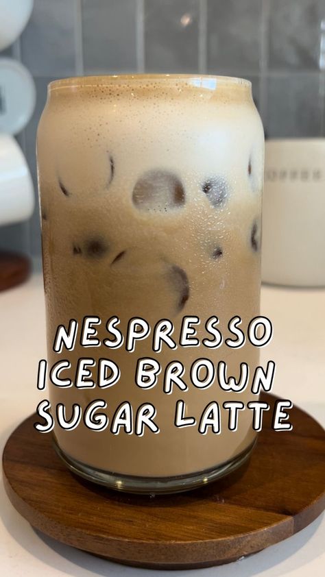 Nespresso Brown Sugar Shaken Espresso, Nespresso Cold Brew Recipes, Nespresso Iced Leggero Recipe, Starbucks Blonde Nespresso Recipes, Brownsugar Iced Coffee, Nespresso Gold Recipes, Nespresso Recipes Low Calorie, Nespresso Chiaro Recipes, Coffee Recipes Nespresso