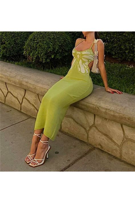 Glowing Aesthetic, Knit Long Dress, Tube Maxi Dresses, Outfit Collection, Long Knitted Dress, Cover Beachwear, Bodycon Maxi Dresses, Holiday Outfit, Dress Elegant