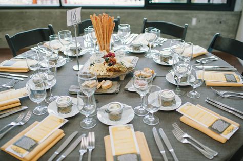 San Francisco Conservatory Wedding - instead of centerpieces they did meat & cheese trays.  that might be more my style but everything else on here looks cute! Food Centerpieces Wedding, Fall Brunch Wedding, Brunch Wedding Reception, Food Centerpieces, Wedding Brunch Reception, Brunch Table Setting, Best Destination Wedding Locations, Christmas Brunch Recipes, Edible Centerpieces