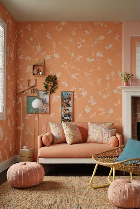 Discover how Benjamin Moore's Peach Parfait adds a pop of playfulness to your decor. Get inspired for fun and colorful design ideas!
#ad  


#Colortrend
#wallpaint2024
 #color2024
 #DIYpainting
 ##DIYhomedecor
 #Fixhome Peach Benjamin Moore, Peach Accent Wall, Peach Pantone, Alder Wood Kitchen Cabinets, Walnut Wood Kitchen, Quirky Table Lamp, Osb Wood, Cherry Wood Kitchens, Pantone 2024