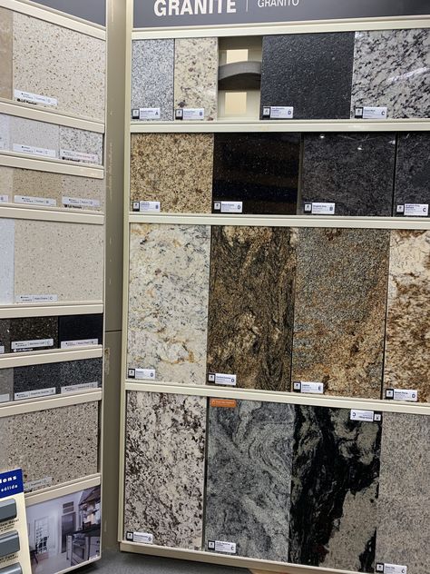 Granite Samples, Granite Countertops Kitchen, Kitchen Inspiration Design, Marble Design, Marble Stones, Exterior House Colors, Granite Countertops, Kitchen Countertops, Shelving Unit