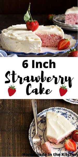 Single Layer Strawberry Cake, Strawberry Dessert For One, Small Batch Strawberry Desserts, Small Strawberry Cake Recipe, Strawberry Desserts For Two, Cooktop Cove Strawberry Cake, 6 Inch Strawberry Cake Recipe, Small Batch Strawberry Cake, Mini Strawberry Cake Recipe