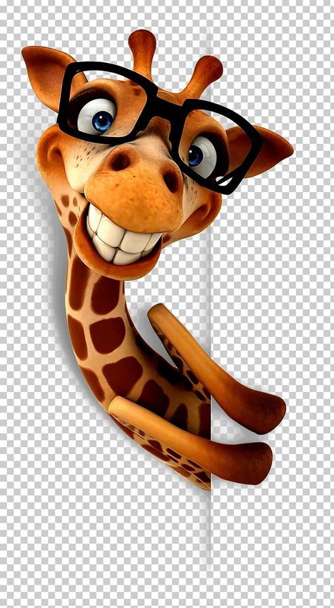 Career Illustration, Image Joker, Giraffe Drawing, Giraffe Pictures, Giraffe Illustration, Illustration Funny, Kitten Drawing, Lion Illustration, Cartoon Giraffe